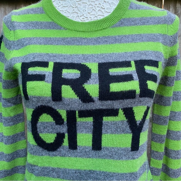 Freecity womens Cashmere Sweater size Small S - Picture 4 of 12